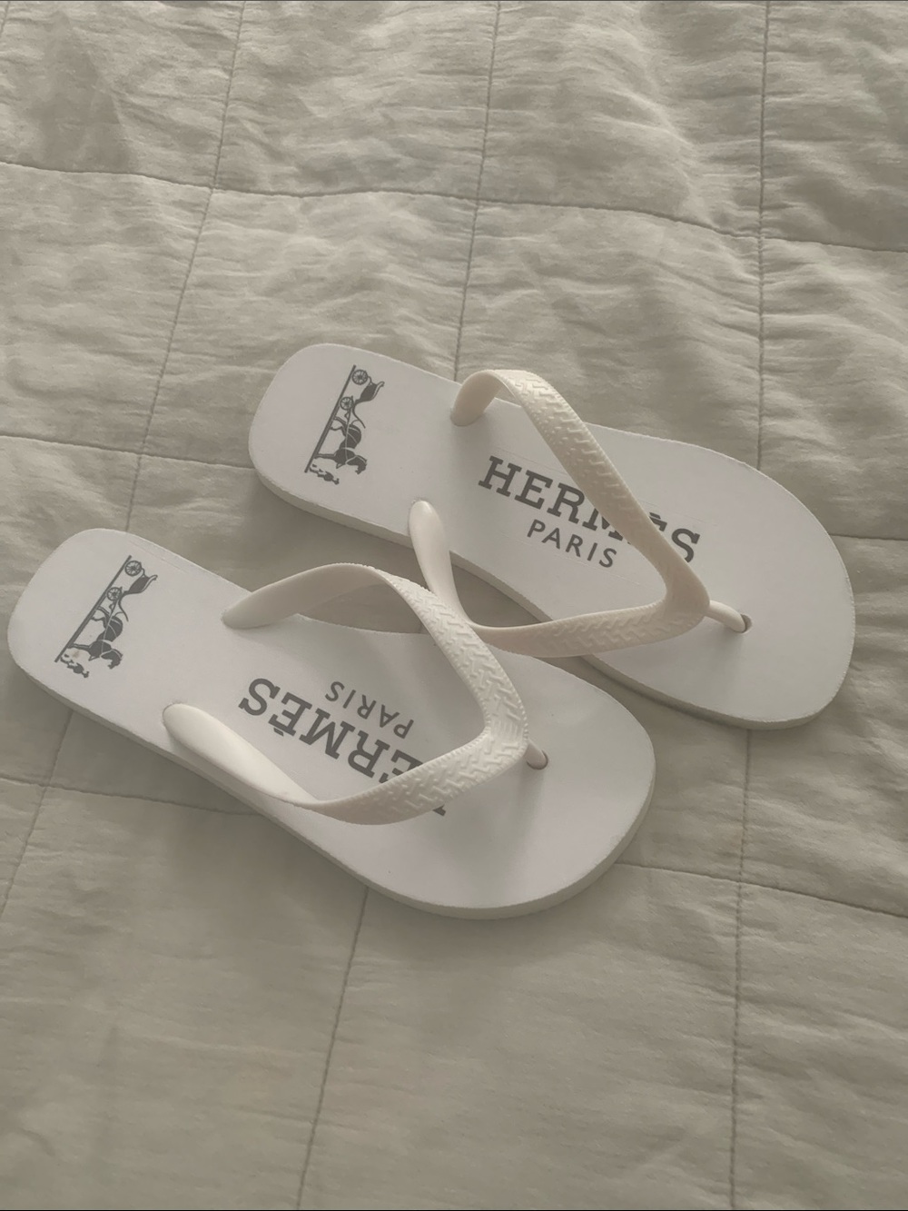 Designer Logo Women’s Flip Flops